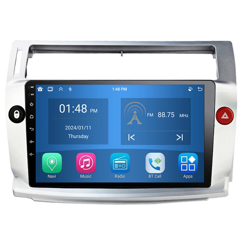 RoverOne Car Stereo Radio Bluetooth CarPlay GPS Navigation for Citroen C4 C-Triomphe C-Quatre 2004 - 2014