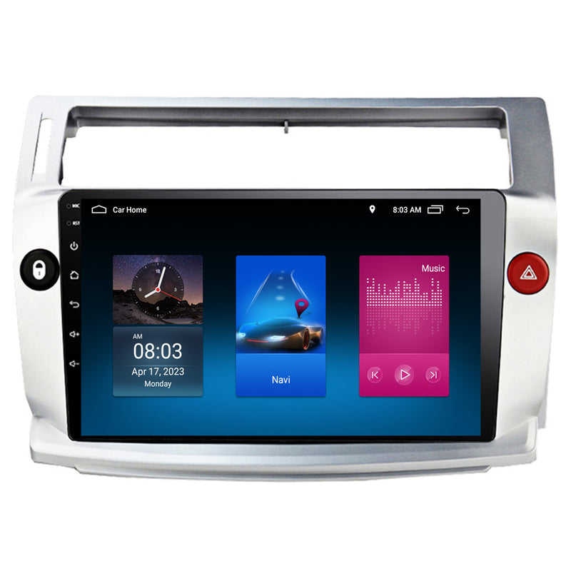 RoverOne Car Stereo Radio Bluetooth CarPlay GPS Navigation for Citroen C4 C-Triomphe C-Quatre 2004 - 2014