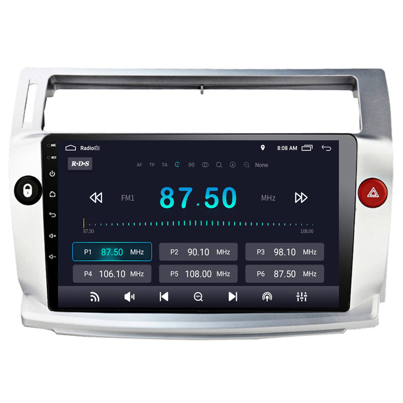 RoverOne Car Stereo Radio Bluetooth CarPlay GPS Navigation for Citroen C4 C-Triomphe C-Quatre 2004 - 2014