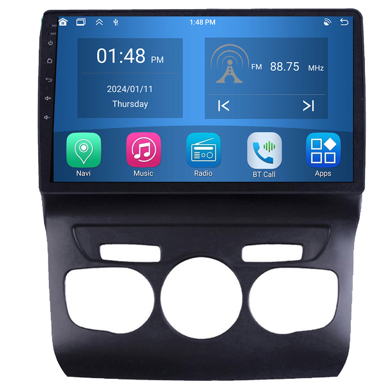 RoverOne Car Stereo Radio Bluetooth CarPlay GPS Navigation for Citroen C4 2 B7 2013 - 2016