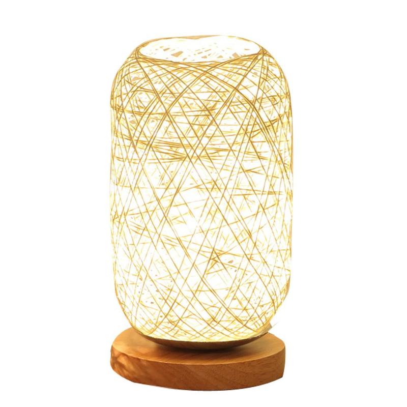 Nordic Wood Table Lamp Living Room Bedroom Night Rooms Art Decoration