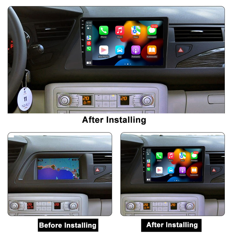 RoverOne Car Stereo Radio Bluetooth CarPlay GPS Navigation for Citroen C5 2 2008 - 2017