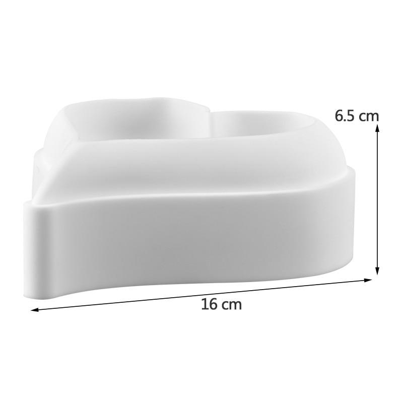 3D Heart Shape Silicone Mould