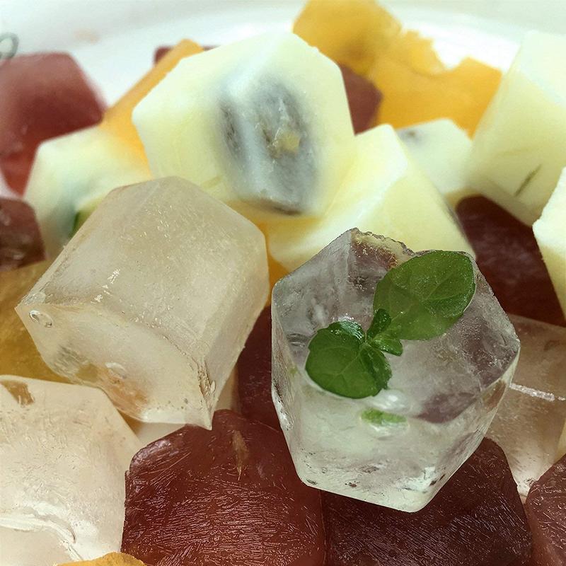 Elastic Honey Slice Shaped Ice Trays BPA Free Silicone Ice Molds