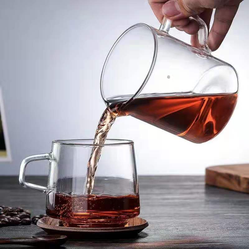 Simple Simple Glass Coffee Mug For Sharing Pot
