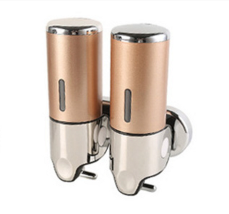 Double Soap Dispensers Stainless Steel Bottle