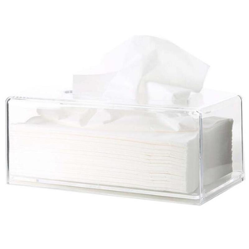 1 piece transparent towel box towel holder