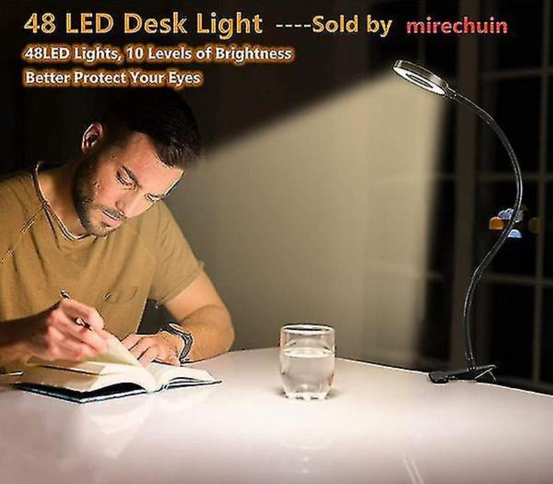 Clip-on Lights Lights 48 LED USB LED Desk Lamp