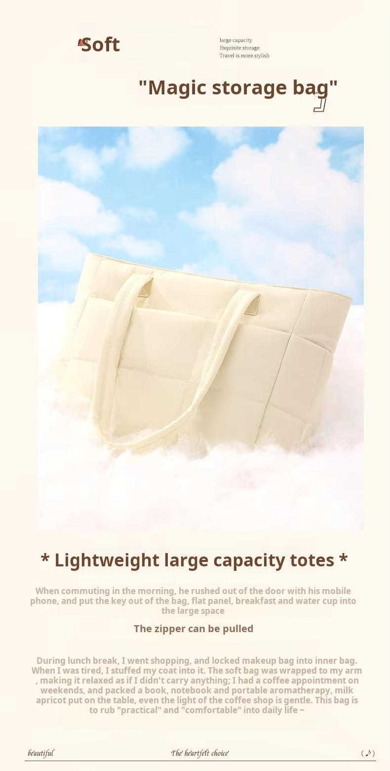 Large-Capacity Woman Tote Bag