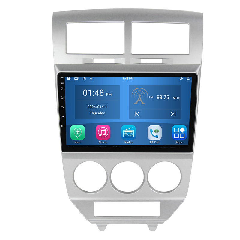RoverOne Car Stereo Radio Bluetooth CarPlay GPS Navigation for Dodge Caliber 2007 - 2010