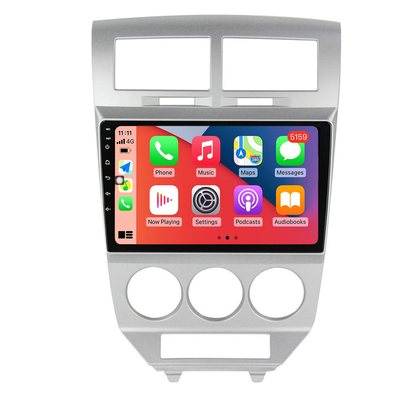 RoverOne Car Stereo Radio Bluetooth CarPlay GPS Navigation for Dodge Caliber 2007 - 2010