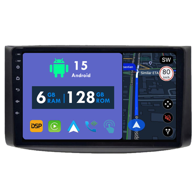 RoverOne Car Stereo Radio Bluetooth CarPlay GPS Navigation for Chevrolet Captiva I 1 2006 - 2011