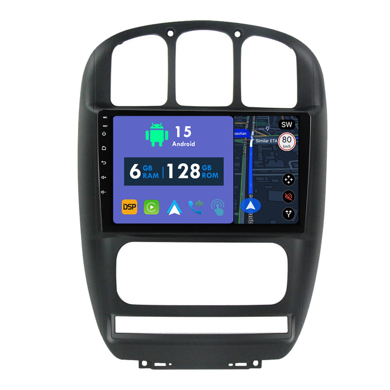 RoverOne Car Stereo Radio Bluetooth CarPlay GPS Navigation for Dodge Caravan 4 for Chrysler Voyager RG RS Town Country RS 2000 - 2007