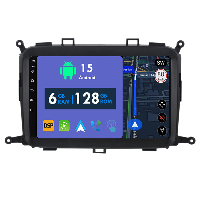 RoverOne Car Stereo Radio Bluetooth CarPlay GPS Navigation for Kia Carens RP 3 III 2013 - 2019