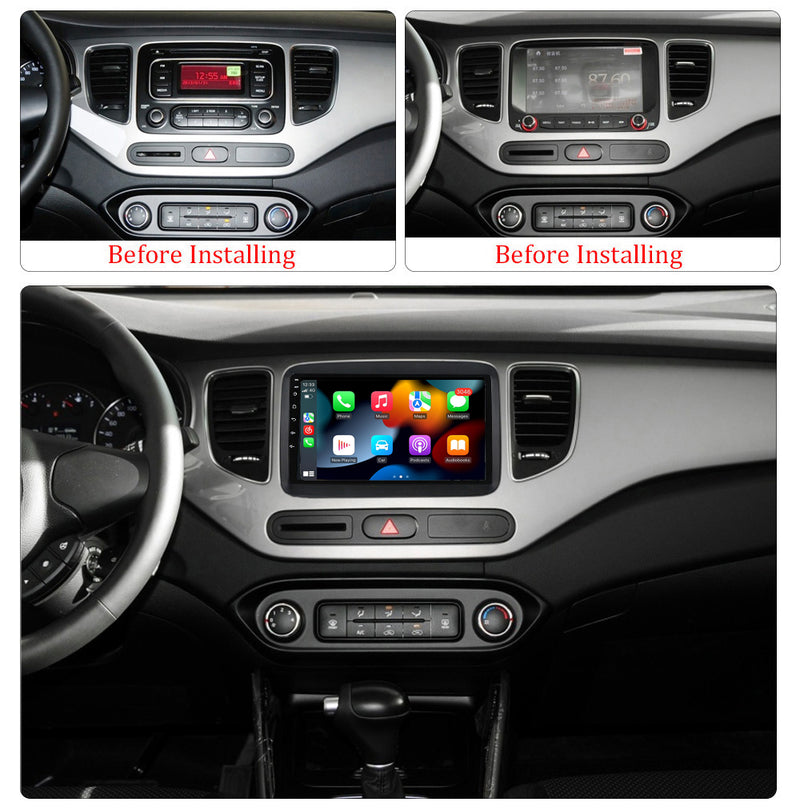 RoverOne Car Stereo Radio Bluetooth CarPlay GPS Navigation for Kia Carens RP 3 III 2013 - 2019