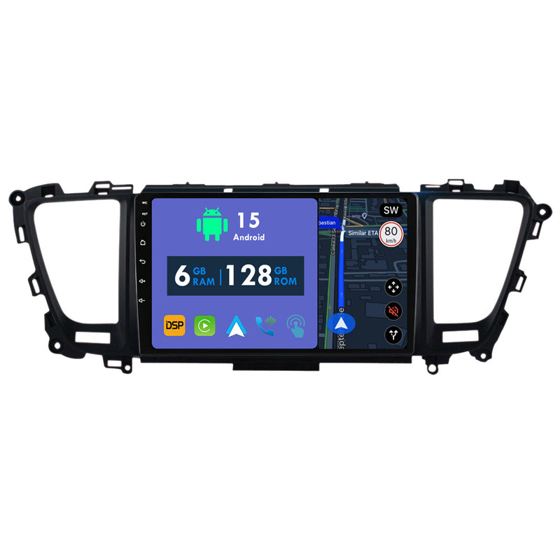 RoverOne Car Stereo Radio Bluetooth CarPlay GPS Navigation for Kia Carnival 3 YP 2014 - 2021