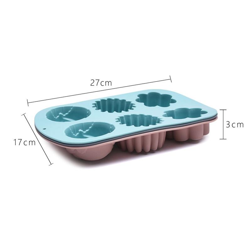 Silicone Cake Moulds High Temperature Resistance Cake Cream - 1 Set
