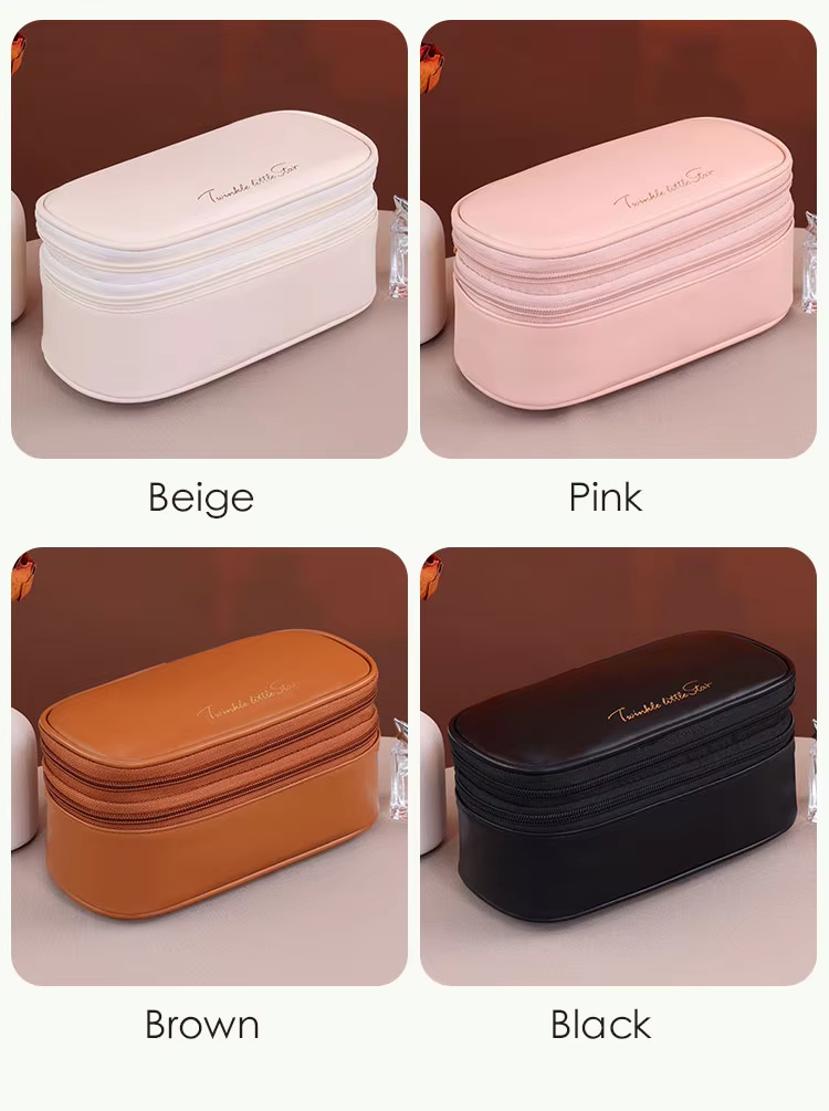 Water Resistant Portable Travel Cosmetic Organizer Case