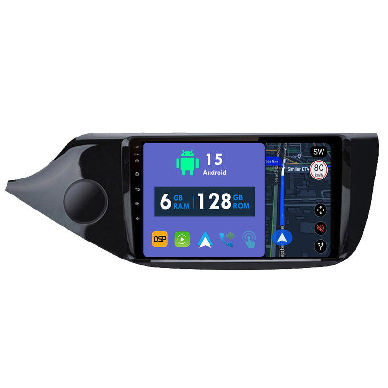 RoverOne Car Stereo Radio Bluetooth CarPlay GPS Navigation for Kia Ceed Cee'd 2 JD 2012 - 2018