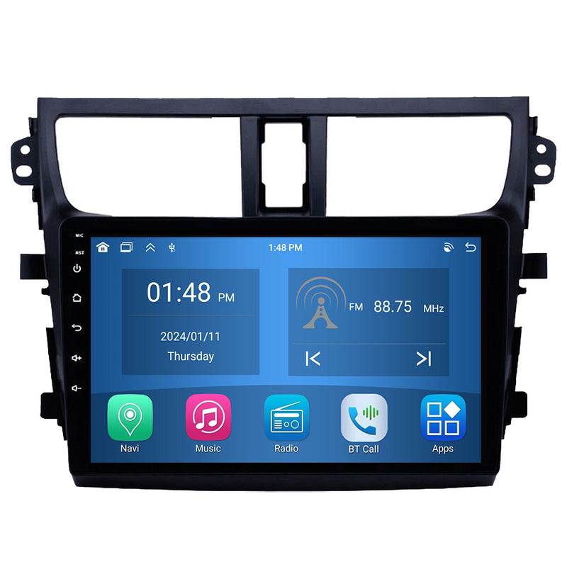 RoverOne Car Stereo Radio Bluetooth CarPlay GPS Navigation for Suzuki Celerio 2015 - 2018
