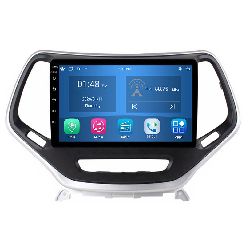 RoverOne Car Stereo Radio Bluetooth CarPlay GPS Navigation for Jeep Cherokee 5 KL 2014 - 2018