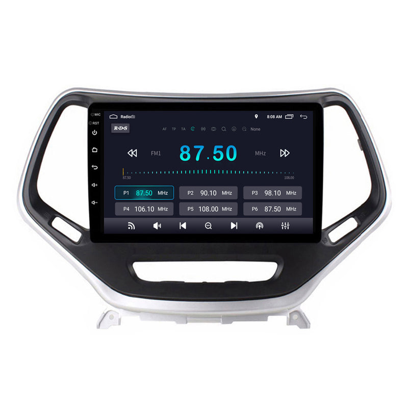 RoverOne Car Stereo Radio Bluetooth CarPlay GPS Navigation for Jeep Cherokee 5 KL 2014 - 2018