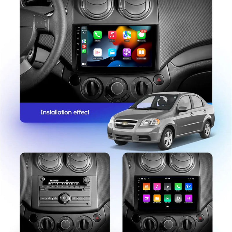 RoverOne Car Stereo Radio Bluetooth CarPlay GPS Navigation for Chevrolet Captiva I 1 2006 - 2011