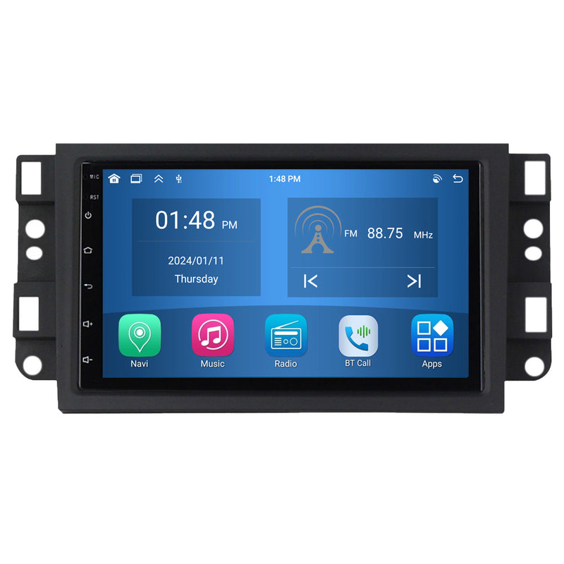 RoverOne Car Stereo Radio Bluetooth CarPlay GPS Navigation for Chevrolet Silverado Impala GMC Yukon Acadia Sierra