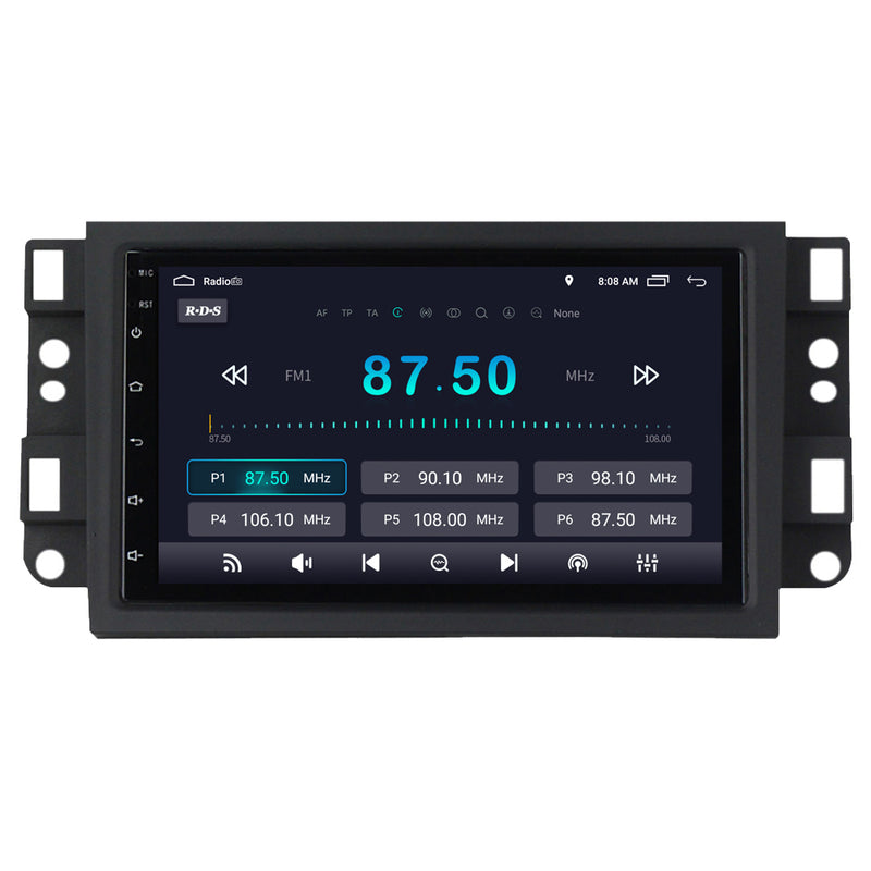 RoverOne Car Stereo Radio Bluetooth CarPlay GPS Navigation for Chevrolet Silverado Impala GMC Yukon Acadia Sierra