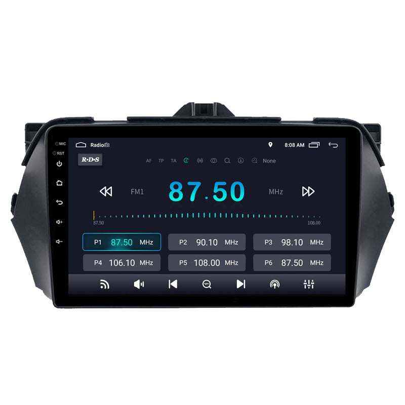 RoverOne Car Stereo Radio Bluetooth CarPlay GPS Navigation for Suzuki Alivio Ciaz 2014 - 2019