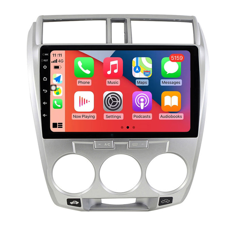 RoverOne Car Stereo Radio Bluetooth CarPlay GPS Navigation for Honda City 2008 - 2013