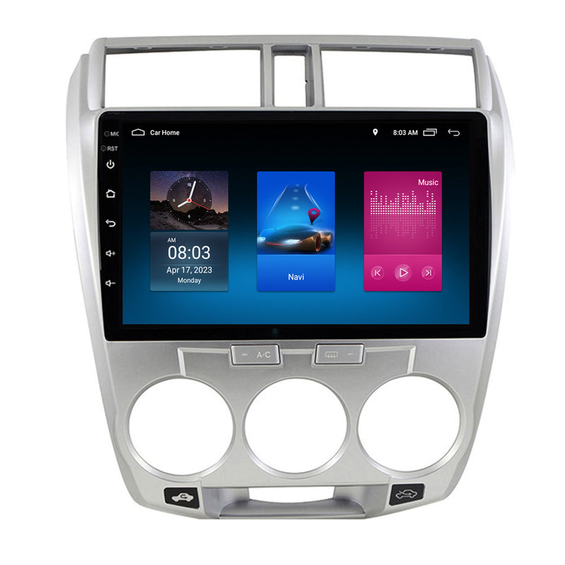 RoverOne Car Stereo Radio Bluetooth CarPlay GPS Navigation for Honda City 2008 - 2013