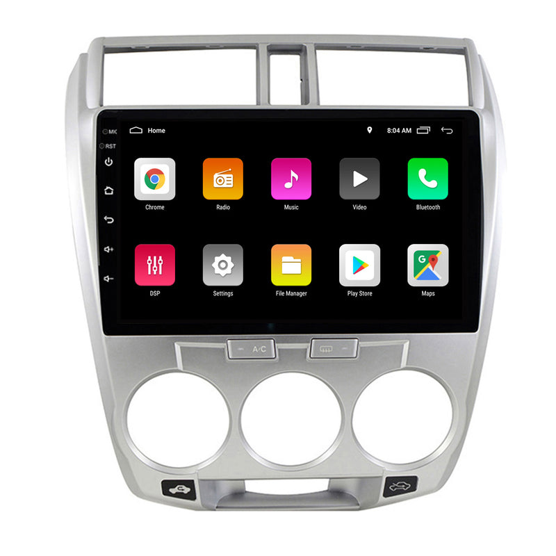 RoverOne Car Stereo Radio Bluetooth CarPlay GPS Navigation for Honda City 2008 - 2013