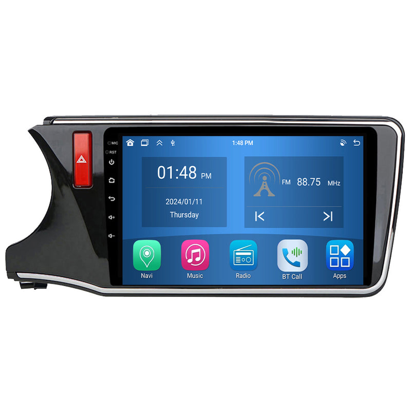RoverOne Car Stereo Radio Bluetooth CarPlay GPS Navigation for Honda City 2014 - 2017