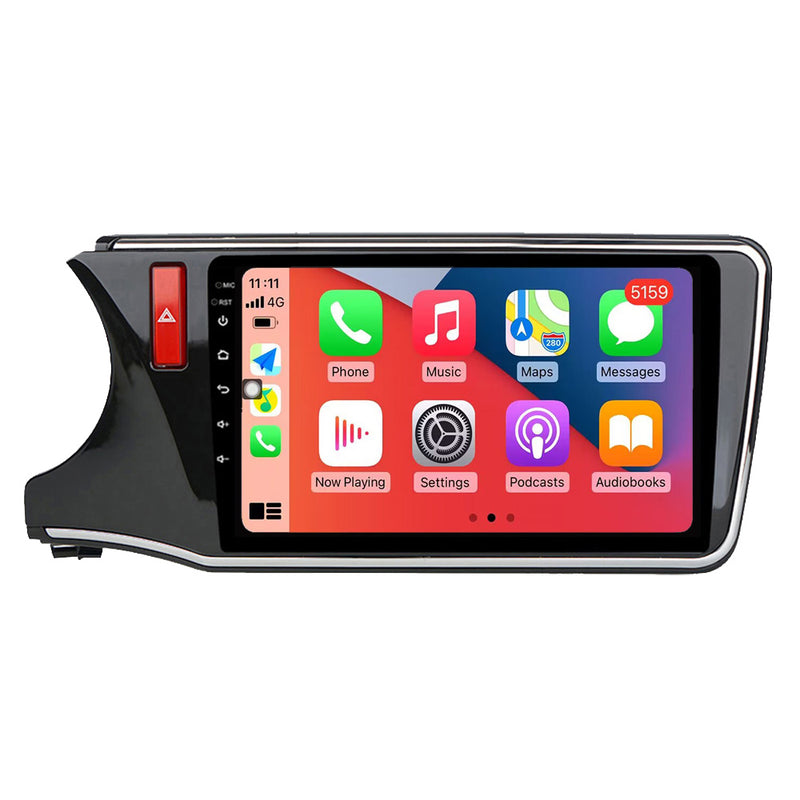 RoverOne Car Stereo Radio Bluetooth CarPlay GPS Navigation for Honda City 2014 - 2017