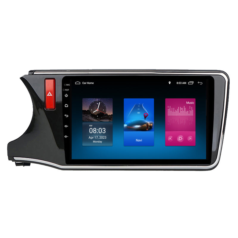 RoverOne Car Stereo Radio Bluetooth CarPlay GPS Navigation for Honda City 2014 - 2017
