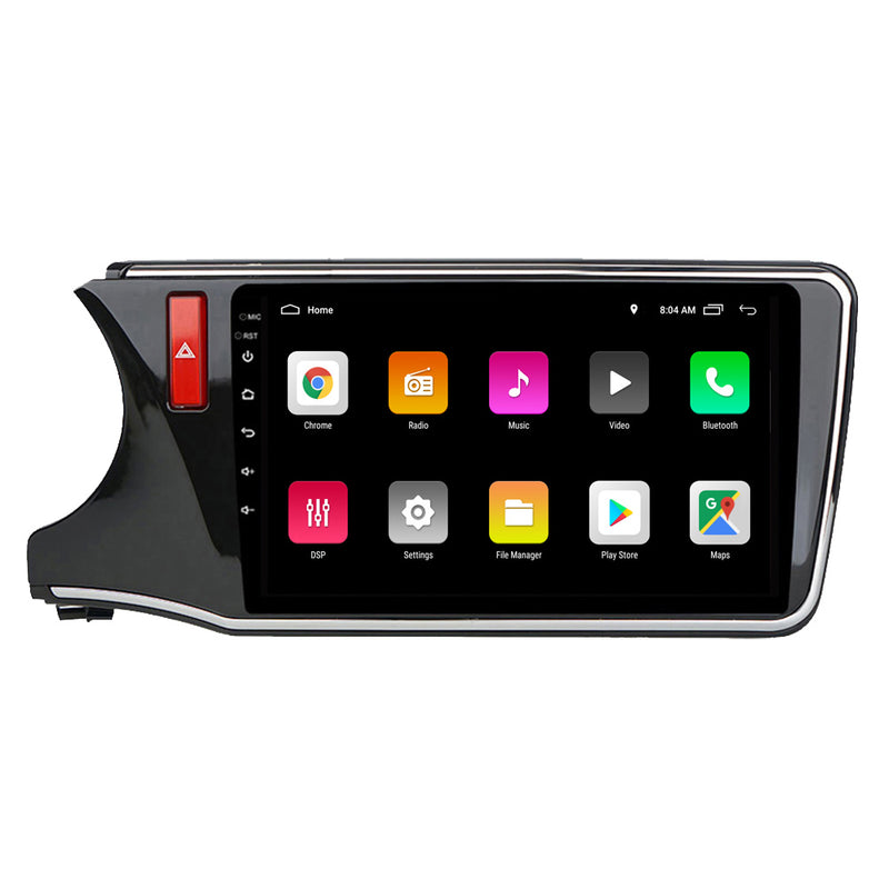 RoverOne Car Stereo Radio Bluetooth CarPlay GPS Navigation for Honda City 2014 - 2017