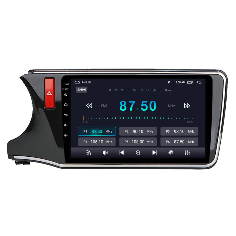 RoverOne Car Stereo Radio Bluetooth CarPlay GPS Navigation for Honda City 2014 - 2017