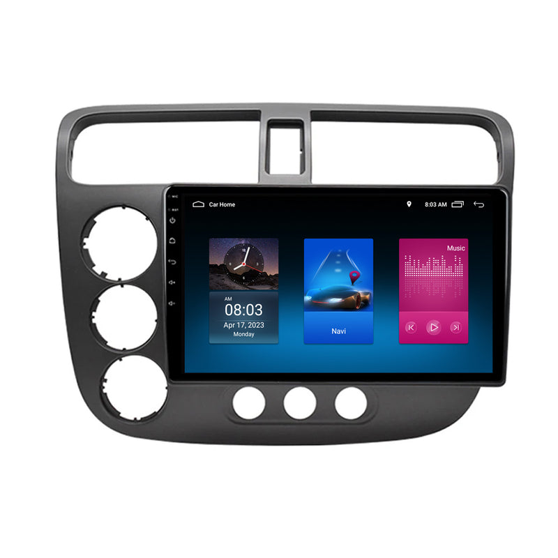 RoverOne Car Stereo Radio Bluetooth CarPlay GPS Navigation for Honda Civic 2000 - 2006