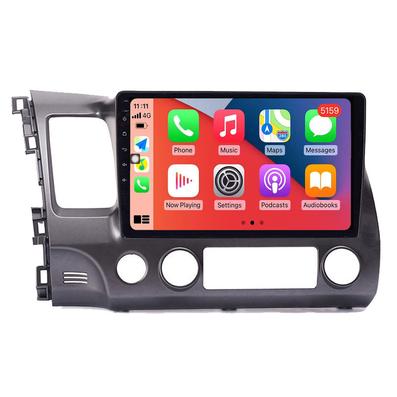 RoverOne Car Stereo Radio Bluetooth CarPlay GPS Navigation for Honda Civic 8 FK FN FD 2005 - 2012
