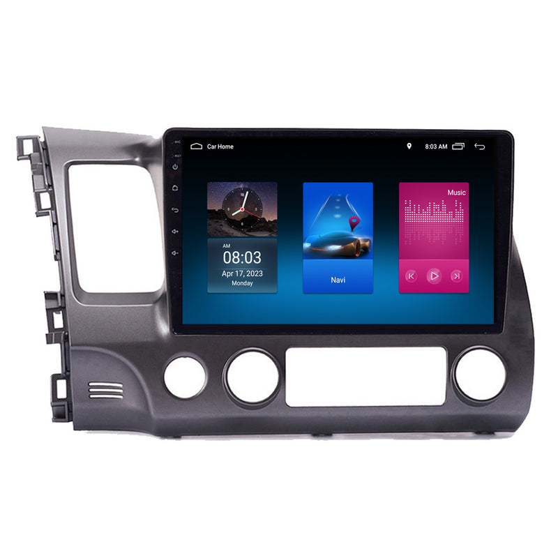 RoverOne Car Stereo Radio Bluetooth CarPlay GPS Navigation for Honda Civic 8 FK FN FD 2005 - 2012