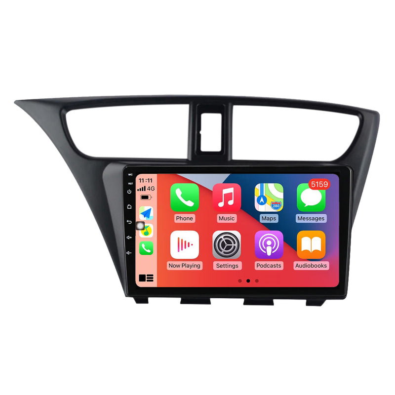RoverOne Car Stereo Radio Bluetooth CarPlay GPS Navigation for Honda Civic Hatchback 2006 - 2012