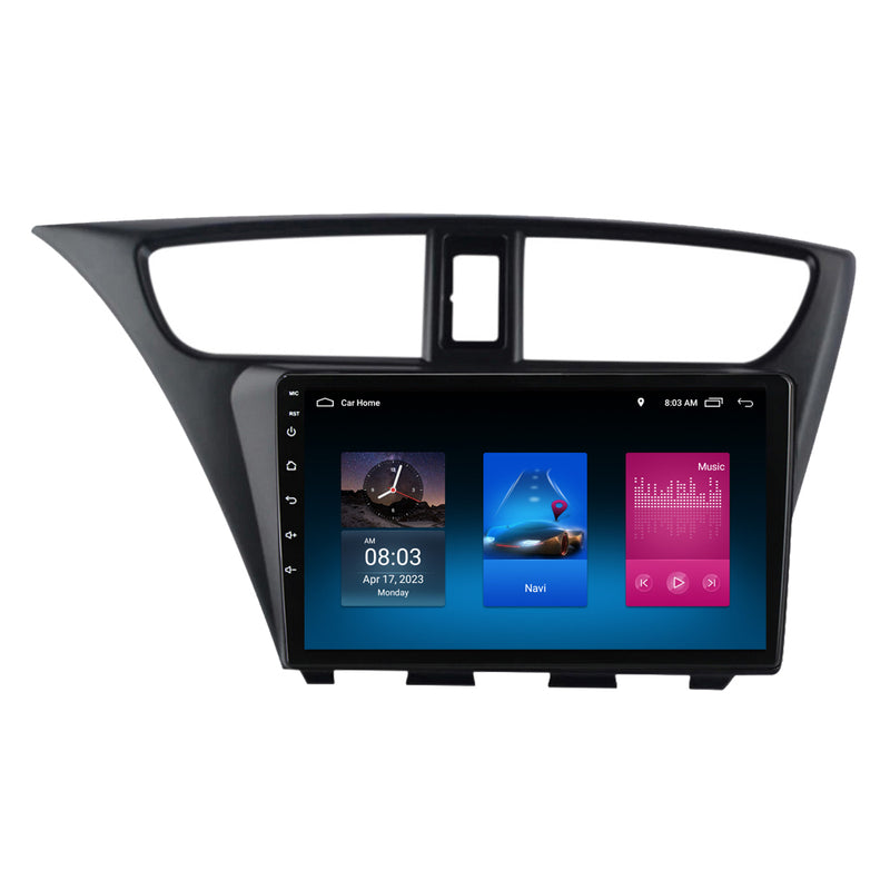 RoverOne Car Stereo Radio Bluetooth CarPlay GPS Navigation for Honda Civic Hatchback 2006 - 2012