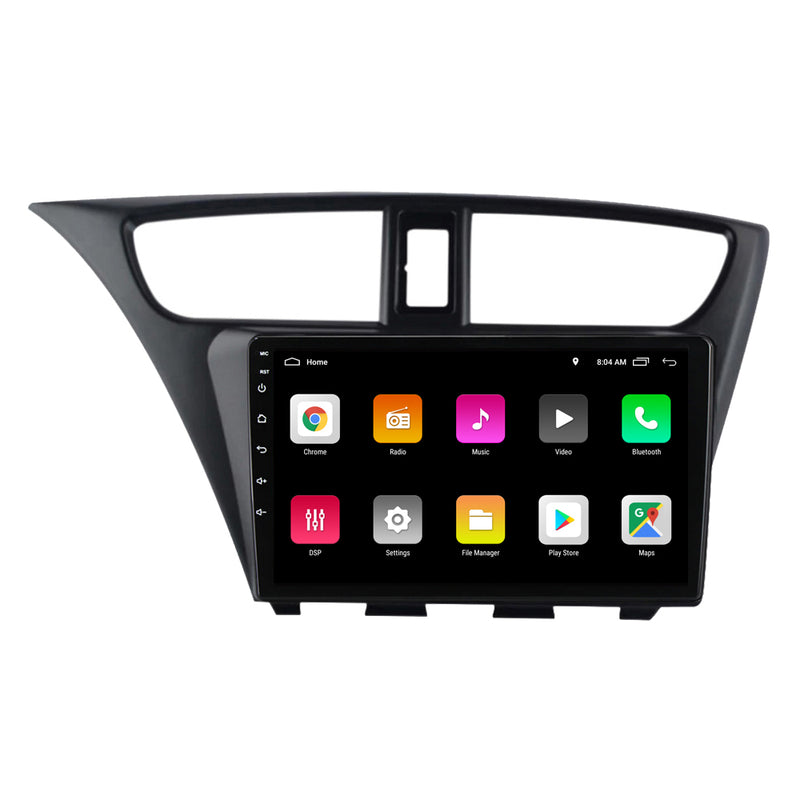 RoverOne Car Stereo Radio Bluetooth CarPlay GPS Navigation for Honda Civic Hatchback 2006 - 2012