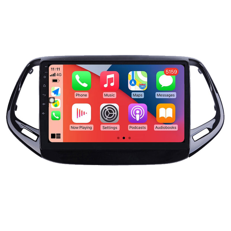 RoverOne Car Stereo Radio Bluetooth CarPlay GPS Navigation for Jeep Compass 2 MP 2016 - 2018
