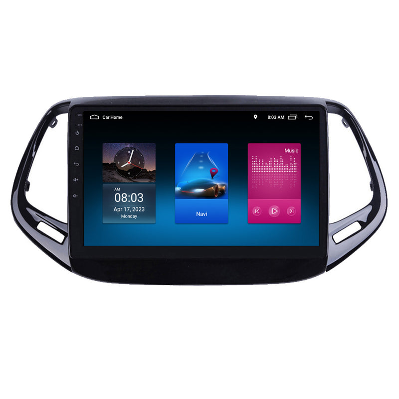 RoverOne Car Stereo Radio Bluetooth CarPlay GPS Navigation for Jeep Compass 2 MP 2016 - 2018