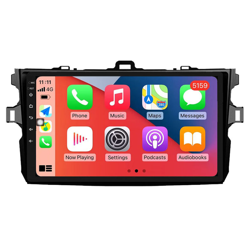 RoverOne Car Stereo Radio Bluetooth CarPlay GPS Navigation for Toyota Corolla 10 E140 E150 2006 - 2013