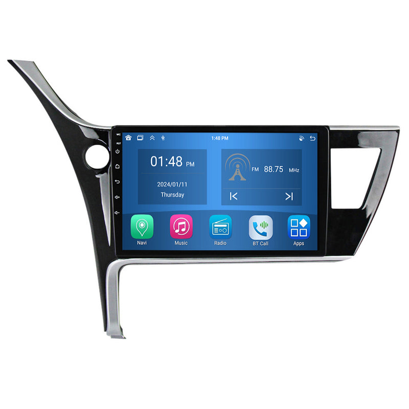 RoverOne Car Stereo Radio Bluetooth CarPlay GPS Navigation for Toyota Corolla 2017 2018