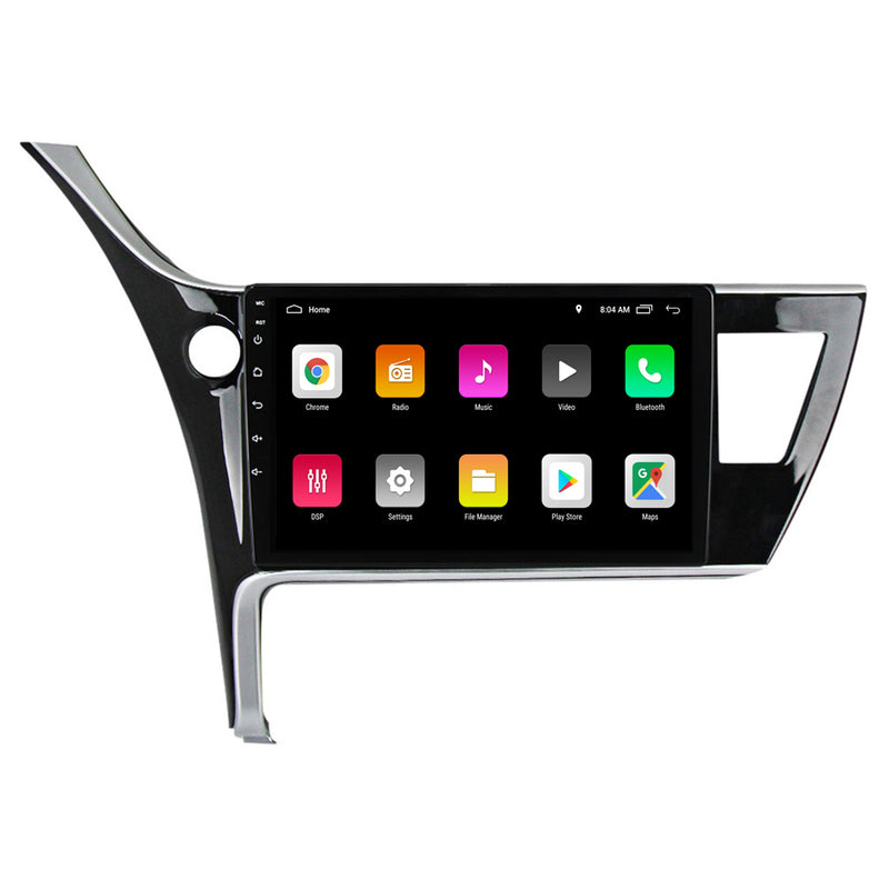 RoverOne Car Stereo Radio Bluetooth CarPlay GPS Navigation for Toyota Corolla 2017 2018