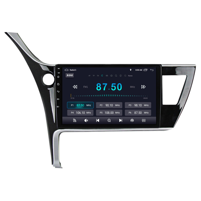 RoverOne Car Stereo Radio Bluetooth CarPlay GPS Navigation for Toyota Corolla 2017 2018